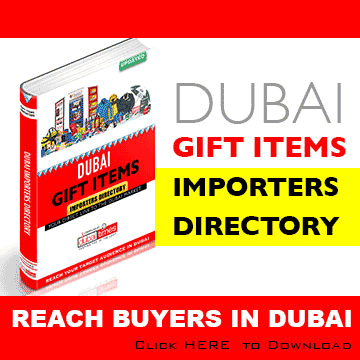 Dubai Gift Items Importers List Directory