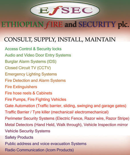 ETHIOPIAN FIRE SECURITY PLC Africa Business Directory ETHIOPIAN FIRE SECURITY PLC Africa Business Directory