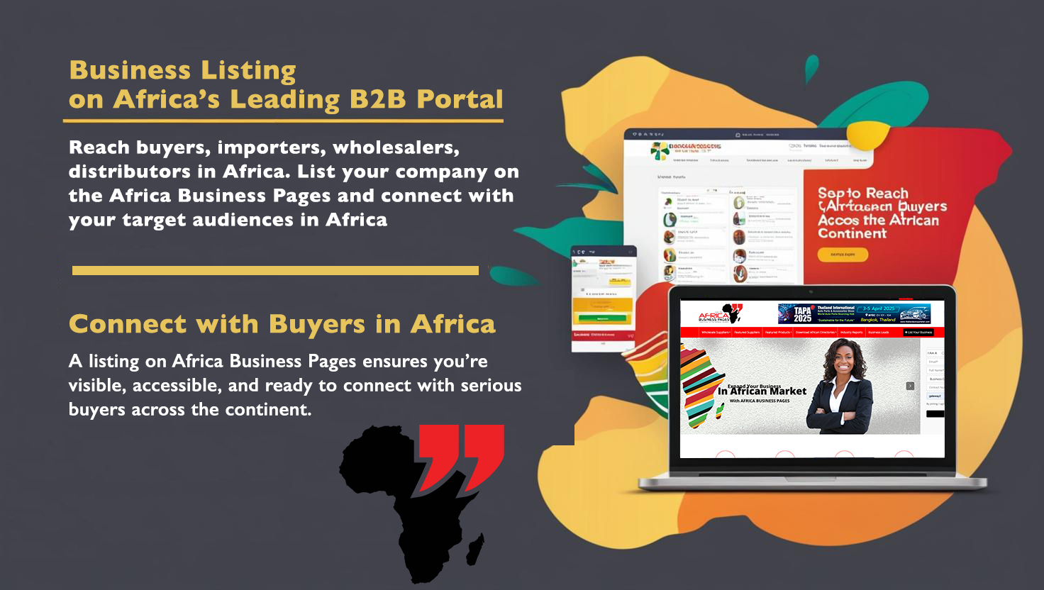 Company listing Africa advertise Leads