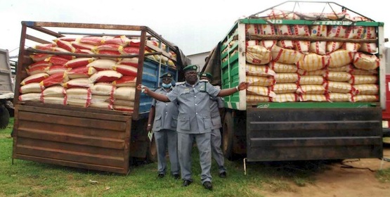 Rice smuggling to Nigeria
