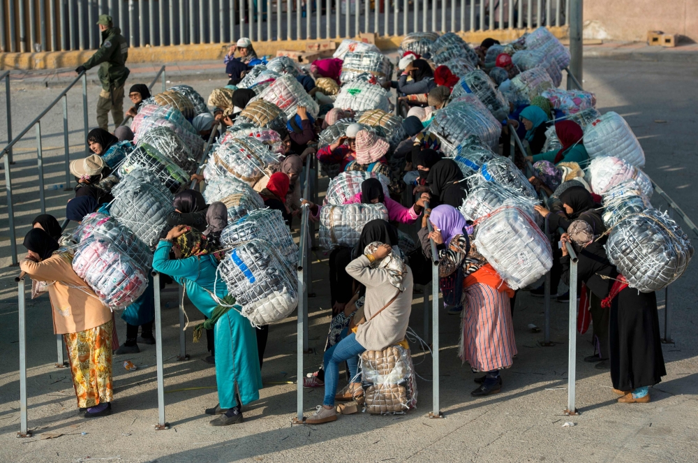 ceuta morocco border smuggling