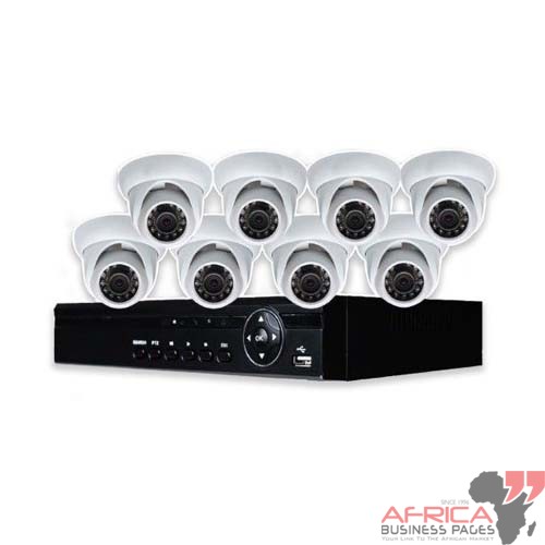 AHD 8 Channel CCTV Kit (with Indoor Camera’s)