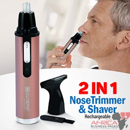 Olympia Rechargeable 2 In 1 Professional Nose Trimmer & Shaver, OE-143