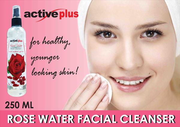 Rose Water Facial Cleanser - Active Plus 