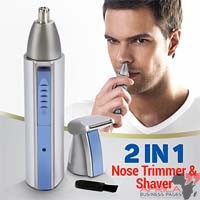 Olympia Battery Operated 2 In 1 Wet & Dry Personal Nose Trimmer & Shaver, OE-15