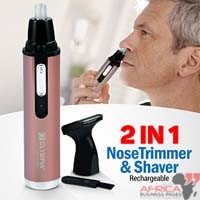 Olympia Rechargeable 2 In 1 Professional Nose Trimmer & Shaver, OE-143